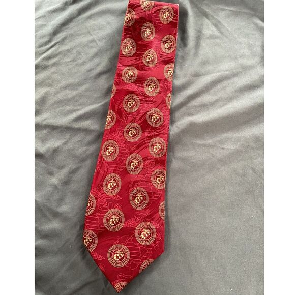 United States Marine Corps Silk Necktie - Picture 1 of 5